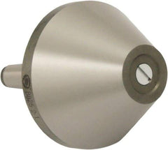 Bison - MT2 Morse Taper Shank, 60mm Head Diam, Live Center - 5,000 Max RPM, 30mm Point Diam, 1.38" Point Len, 400 Lb Max Workpc, Bull Nose Point - Americas Industrial Supply