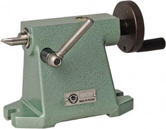 Bison - Lathe Tailstock - For Use with Rotary Tables with 100mm Center Height - Americas Industrial Supply