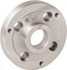 Bison - Adapter Back Plate for 6" Diam Bison Set-Tru Lathe Chucks - A1/A2-6 Mount, 42mm Through Hole Diam - Americas Industrial Supply