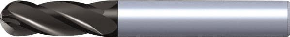 Kennametal - 20mm Diam, 38mm LOC, 4 Flute Solid Carbide Ball End Mill - TiAlN Finish, Single End, 104mm OAL, 20mm Shank Diam - Americas Industrial Supply