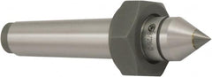 Bison - 1.24" Head Diam, Standard Point Solid Dead Center - 4MT Morse Taper, 14mm Point Diam - Americas Industrial Supply