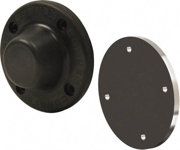 Mag-Mate - 4" Long Rubber Insulated Magnetic Door Holder - Weatherproof Grade - Americas Industrial Supply