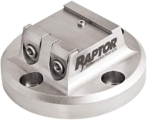 Raptor Workholding - 1-1/2" Jaw Width, 2" High Dovetail Vise - For Use with 4 & 5 Axis Workholding Systems - Americas Industrial Supply
