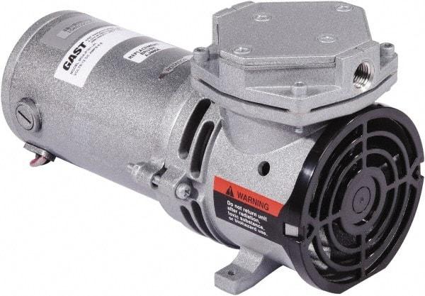 Gast - Diaphragm-Type Vacuum Pumps Horsepower: 1/8 Cubic Feet per Minute: 0.70 - Americas Industrial Supply