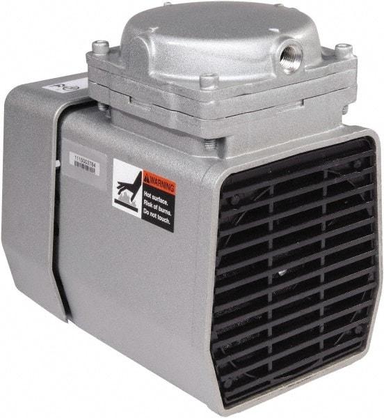 Gast - Diaphragm-Type Vacuum Pumps Horsepower: 1/8 Cubic Feet per Minute: 1.60 - Americas Industrial Supply