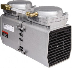 Gast - Diaphragm-Type Vacuum Pumps Horsepower: 1/2 Cubic Feet per Minute: 3.30 - Americas Industrial Supply