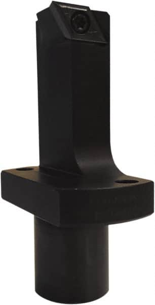 Kyocera - KSTB, Right Hand Cut, 3° Lead Angle, 22mm Shank Height x 22mm Shank Width, Positive Rake Indexable Turning Toolholder - 84.4mm OAL, DCET 325.., DCGT 32.5.. Insert Compatibility, Series KSTB - Americas Industrial Supply