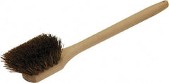 O-Cedar - 2" Bristle Length, Palmyra Utility Scrub Brush - 20" Long x 3" Wide Head, 20" OAL, Beige, Wood Block - Americas Industrial Supply