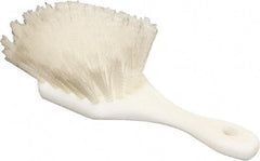 O-Cedar - 2" Bristle Length, Nylon Utility Scrub Brush - 9" Long x 3" Wide Head, 9" OAL, White, Foam Block - Americas Industrial Supply