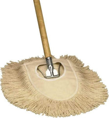 O-Cedar - 54" Long x 8-1/2" Wide Metal & Wood Dust Mop Frame & Handle - Beige, Gray & Tan, Slip-On - Americas Industrial Supply