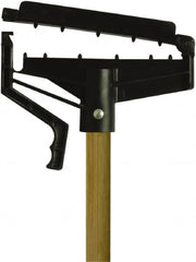 O-Cedar - 60" Standard Wood Quick Connect Mop Handle - 1" Handle Diam, 1 to 5" Wet Mop Head Band, Use with Wet Mops - Americas Industrial Supply