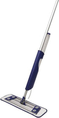 O-Cedar - Gray Mopping Kit - 18" Long x 3-1/2" Wide Head, 60" Long Handle, Plastic Head - Americas Industrial Supply