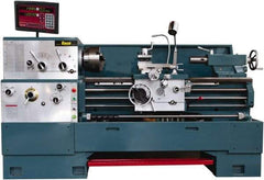 Enco - 18" Swing, 80" Between Centers, 230/460 Volt, Triple Phase Engine Lathe - 7MT Taper, 7-1/2 hp, 25 to 1,800 RPM, 3-1/8" Bore Diam, 40" Deep x 48-7/8" High x 136-1/8" Long - Americas Industrial Supply