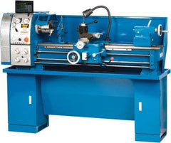 Enco - 13" Swing, 40" Between Centers, 220 Volt, Single Phase Bench Lathe - 5MT Taper, 1-1/2 hp, 65 to 1,810 RPM, 1-1/2" Bore Diam, 750mm Deep x 580mm High x 1,676mm Long - Americas Industrial Supply