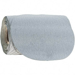 Tru-Maxx - 5" Diam, 320 Grit Silicon Carbide Adhesive PSA Disc - Extra Fine Grade, White, C Weighted Backing, Flexible, 3,000 Max RPM - Americas Industrial Supply