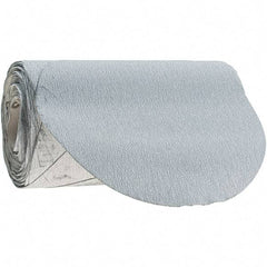 Tru-Maxx - 6" Diam, 320 Grit Silicon Carbide Adhesive PSA Disc - Extra Fine Grade, White, C Weighted Backing, Flexible, 3,000 Max RPM - Americas Industrial Supply