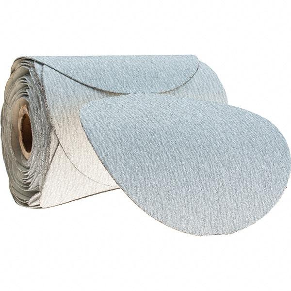 Tru-Maxx - 5" Diam, 120 Grit Silicon Carbide Adhesive PSA Disc - Fine Grade, White, C Weighted Backing, Flexible, 3,000 Max RPM - Americas Industrial Supply