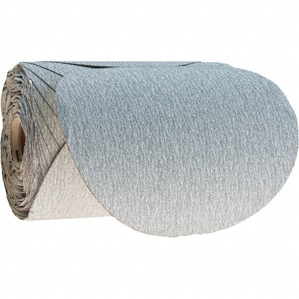 Tru-Maxx - 6" Diam, 120 Grit Silicon Carbide Adhesive PSA Disc - Fine Grade, White, C Weighted Backing, Flexible, 3,000 Max RPM - Americas Industrial Supply