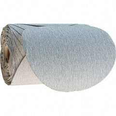 Tru-Maxx - 6" Diam, 120 Grit Silicon Carbide Adhesive PSA Disc - Fine Grade, White, C Weighted Backing, Flexible, 3,000 Max RPM - Americas Industrial Supply