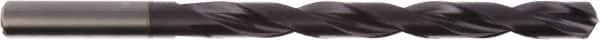 DORMER - 7.94mm, 140° Point, Spiral Flute, Solid Carbide Taper Length Drill Bit - TiAlN Finish, 84mm Flute Length, 126mm OAL - Americas Industrial Supply