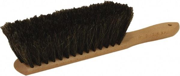 O-Cedar - 13" OAL, Horsehair Counter Brush - 2-1/2" Bristle Length, 8" Long x 2-1/2" Wide Head, Wood Handle, Gray - Americas Industrial Supply