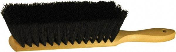 O-Cedar - 13" OAL, Tampico Counter Brush - 2-1/2" Bristle Length, 8" Long x 2-1/2" Wide Head, Wood Handle, Black - Americas Industrial Supply