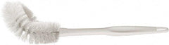 O-Cedar - 17" OAL Toilet Bowl Brush - Polypropylene Bristles, 1" Bristle Length, Plastic Handle, White - Americas Industrial Supply