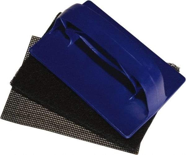 O-Cedar - 5-1/2" Long x 3-1/2" Wide x 2" Thick Scouring Pad - Heavy-Duty, Blue - Americas Industrial Supply