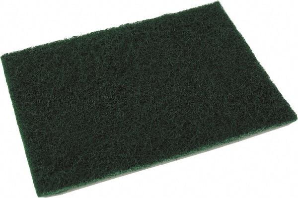 O-Cedar - 9" Long x 6" Wide x 1/2" Thick Scouring Pad - Medium-Duty, Green - Americas Industrial Supply