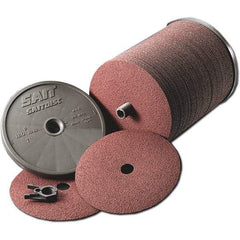 Sait - 4-1/2" Diam 7/8" Hole 120 Grit Fiber Disc - Aluminum Oxide, 11,000 Max RPM - Americas Industrial Supply