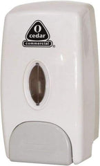 O-Cedar - 34 oz Liquid Hand Sanitizer Dispenser - Plastic, Wall Mounted, White - Americas Industrial Supply