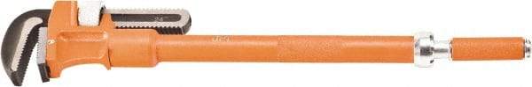 OPI - 24" Alloy Steel Telescopic Pipe Wrench - 3-3/4" Pipe Capacity - Americas Industrial Supply