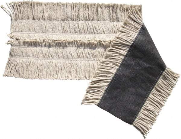 O-Cedar - 36" Long x 5" Wide Cotton Dust Mop Head - Slip-On/Slip-Through Backing, Launderable - Americas Industrial Supply