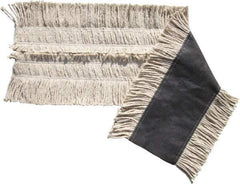 O-Cedar - 48" Long x 5" Wide Cotton Dust Mop Head - Slip-On/Slip-Through Backing, Launderable - Americas Industrial Supply