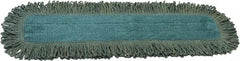 O-Cedar - 18" Long x 5" Wide Microfiber Dust Mop Pad - Hook & Loop, Launderable - Americas Industrial Supply