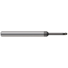 Harvey Tool - Ball End Mills; Mill Diameter (Inch): 1/4 ; Mill Diameter (Decimal Inch): 0.2500 ; Number of Flutes: 3 ; Length of Cut (Inch): 3/8 ; Length of Cut (Decimal Inch): 0.3750 ; Material: Solid Carbide - Exact Industrial Supply