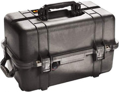 Pelican Products, Inc. - 12-47/64" Wide x 12-3/4" High, Clamshell Hard Case - Black, Polypropylene - Americas Industrial Supply