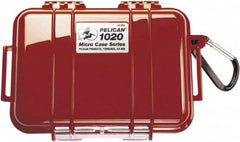 Pelican Products, Inc. - 4-3/4" Wide x 2-1/8" High, Clamshell Hard Case - Red, Polycarbonate - Americas Industrial Supply