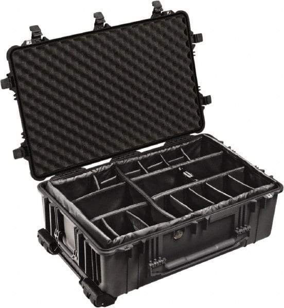 Pelican Products, Inc. - 24-7/32" Wide x 17-31/64" High, Shipping/Travel Case - Black, Polypropylene - Americas Industrial Supply