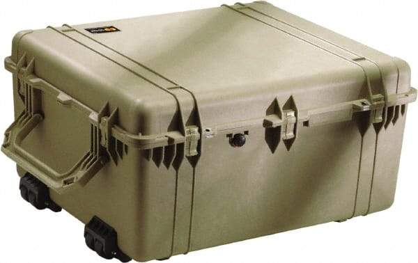 Pelican Products, Inc. - 28-13/32" Wide x 17-21/32" High, Shipping/Travel Case - Olive, Polypropylene - Americas Industrial Supply