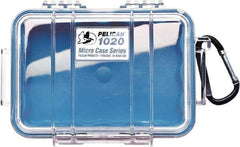 Pelican Products, Inc. - 4-3/4" Wide x 2-1/8" High, Clamshell Hard Case - Clear/Blue, Polycarbonate - Americas Industrial Supply