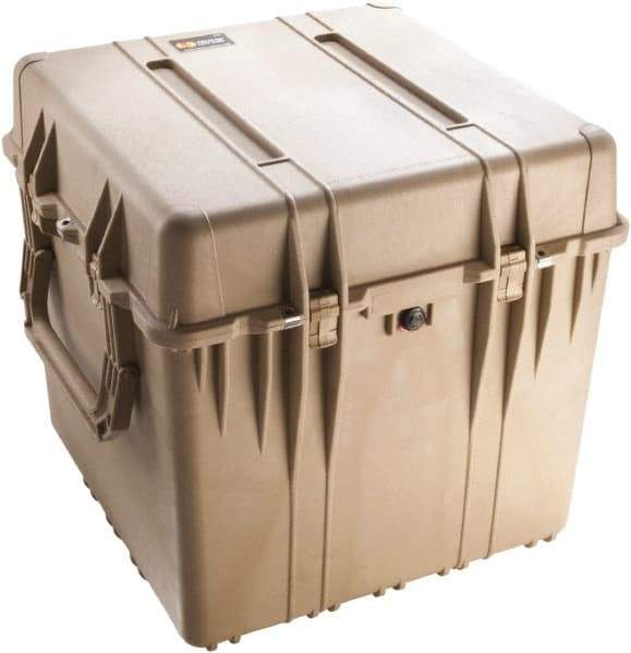 Pelican Products, Inc. - 26-1/2" Wide x 25-1/4" High, Cube Case - Tan, Polypropylene - Americas Industrial Supply