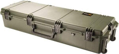 Pelican Products, Inc. - 16-1/2" Wide x 9-13/64" High, Long Gun Case - Olive, HPX High Performance Resin - Americas Industrial Supply