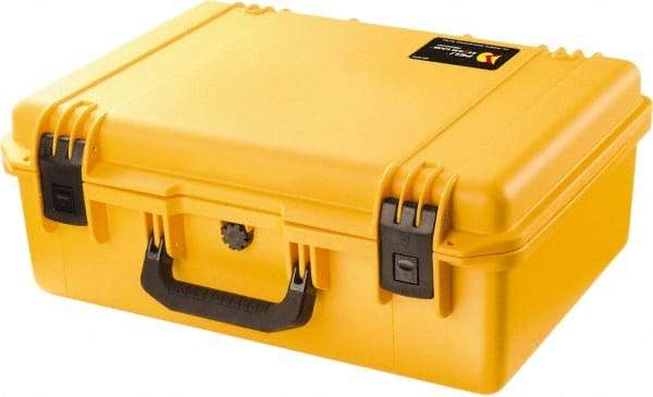 Pelican Products, Inc. - 16" Wide x 8-19/64" High, Clamshell Hard Case - Yellow, HPX High Performance Resin - Americas Industrial Supply