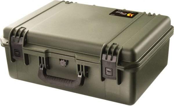 Pelican Products, Inc. - 16" Wide x 8-19/64" High, Clamshell Hard Case - Olive, HPX High Performance Resin - Americas Industrial Supply