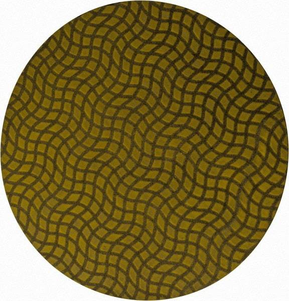 Norton - 3" Disc Diam, 400 Grit, Diamond Quick Change Disc - Type R Attaching System, Coated, Yellow, Super Fine Grade - Americas Industrial Supply