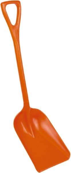 Remco - 14-1/2" High Square Plastic Shovel - 24-5/8" Long D-Grip Handle - Americas Industrial Supply