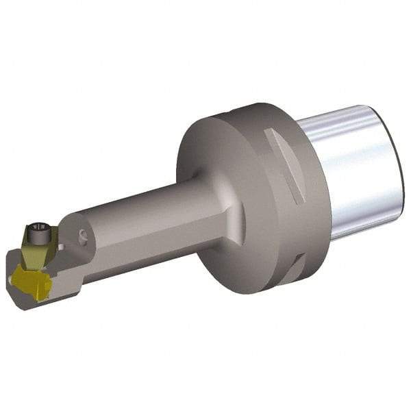 Kennametal - Insert Style NG 2R, 80mm Head Length, Left Hand Cut, Internal Modular Threading Cutting Unit Head - System Size PSC50, 11mm Center to Cutting Edge, Series Top Notch - Americas Industrial Supply