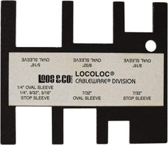 Loos & Co. - 7/32 to 5/16 Inch Range, Wire and Sheet Metal Gage - Use with Cable Sleeve Swaging - Americas Industrial Supply