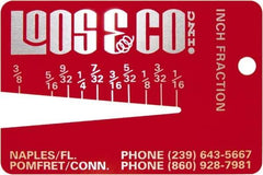 Loos & Co. - 1/16 to 3/8 Inch Range, Wire and Sheet Metal Gage - Use with Any Cable - Americas Industrial Supply